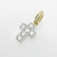 ポンテヴェキオ クロス ダイヤモンドペンダント