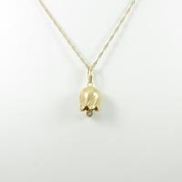 K18YG ベル ダイヤモンドネックレス10％引き