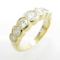 K18YG ダイヤモンドリング