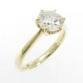 【リメイク】K18YG ダイヤモンドリング 1．003ct・J・SI2・GOOD