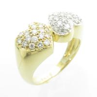 ポンテヴェキオ ハート ダイヤモンドリング