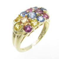 18KYG サファイヤリング