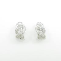 K14WG ダイヤモンドイヤリング