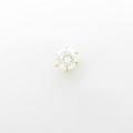 K18YG／ST ダイヤモンドピアス 0．682ct・J・I1・GOOD 片耳