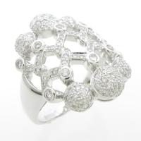 K18WG ダイヤモンドリング30％引き