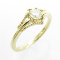 K18YG ダイヤモンドリング