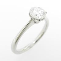 【ジュエリー在庫処分】プラチナダイヤモンドリング 0．536ct・F・SI2・VERYGOOD