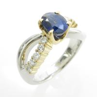 PT／K18YG サファイヤリング