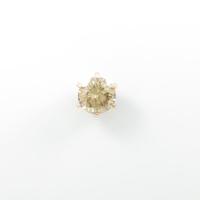 【リメイク】K18PG／ST ダイヤモンドピアス 2．891ct・FB・SI1 片耳