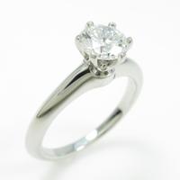 ティファニー クラッシックソリティア リング 0．74ct・F・VS2・EXT