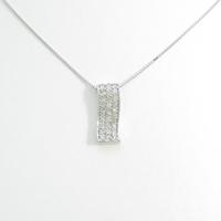 K18WG ダイヤモンドネックレス30％引き