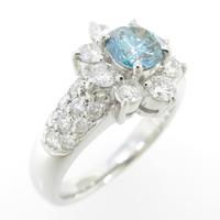 PT フラワー ダイヤモンドリング