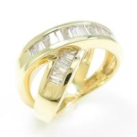 K18YG ダイヤモンドリング