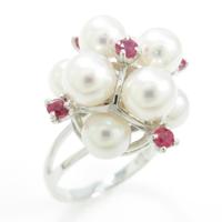 タサキ アコヤパールリング