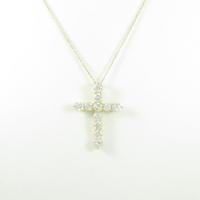 【リメイク】K18YG クロス ダイヤモンドネックレス10％引き