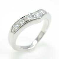 ティファニー Vバンド リング