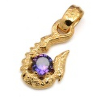 BWL(ビルウォールレザー) 10フィッシュフック　YG polish w/stone