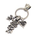 BWL(ビルウォールレザー)PN-Custom #77 BWD101P 3Charms (Fleur Bcrown Heart)