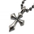 BWL(ビルウォールレザー)　 Cross charm w/Ball Chain クロスチャーム　CB100