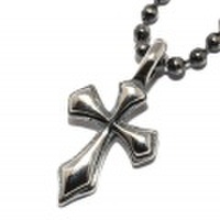 BWL(ビルウォールレザー)　 Cross charm w/Ball Chain クロスチャーム　CB100