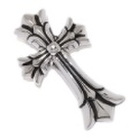 CHROME HEARTS(クロムハーツ)Double CH Cross-SML　ダブルCHクロスペンダントchp97