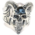 CRAZY PIG DESIGNS(クレイジーピッグ) #1061 SABBATH SKULL サバススカルリング