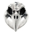 CRAZY PIG DESIGNS(クレイジーピッグ)　バードスカルリング＆スパイン　Bird skull ring & spine #146