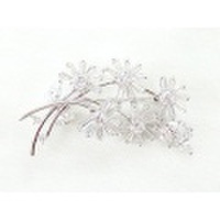 CZ フラワー ブーケ ブローチ