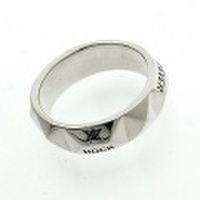 DEAL DESIGN(ディールデザイン)　ミッションスタッズリング/シルバー＆ブラックダイヤ　391210(SV)【人気アイテム】