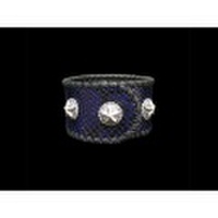 Fuck Around Lewisite(ファックアラウンドルイサイト)　パープルパイソンレザーブレスレットセットモデル　LB-0001+BT-4×3