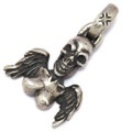 Gaboratory（ガボラトリー）　Skull Wing Pendant　スカルウィングペンダント
