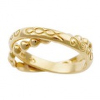 Hieroglyph - 永遠 - K18 2連リング