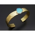 IDEALISM SOUND（イディアリズムサウンド）　ATELIER MADE Turquoise 4Line Bangle（アトリエメイド ターコイズ4ラインバングル）