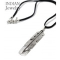 INDIAN JEWELRY フェザーをモチーフにしたナバホ族アーティストJM氏の作品『NAVAJO SIVER PENDANT FEATHER』【アメカジ・ネイティブ】IJ-038