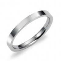 K18WG　フラット・マリッジリング（結婚指輪）2mm (N020O130N1*01-K18WG)