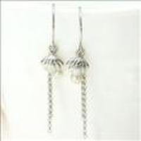 Plus-プリュス-K14ホワイトゴールド淡水パールピアス