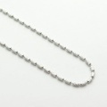 Pt850 プラチナ　ローラーシリンダーチェーン　40cm　1.2mm