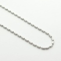 Pt850 プラチナ　ローラーシリンダーチェーン　40cm　1.2mm