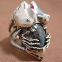 RED EYE　「母船」 リング 【天然石付き】