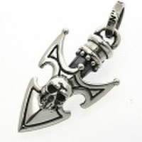 ROCK’N ROYAL(ロックンロイヤル)　アローヘッドスカルペンダント　ARROWHEAD SKULL　SRRP154