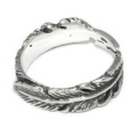 ROYAL ORDER(ロイヤルオーダー) FEATHER DUET RING フェザーデュエットリング　SR472