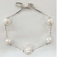 SS オーロラリップル真珠 ステーション ブレスレット