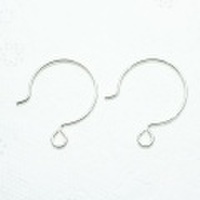 SV925製ピアスフック 20.5×16.0mm 線径0.8mm 1ペア