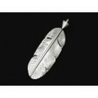 SYMPATHY OF SOUL（シンパシーオブソウル）　Arrow Feather Pendant No.001(Large) - Silver（アローフェザーペンダント No.001 (ラージ) - シルバー）