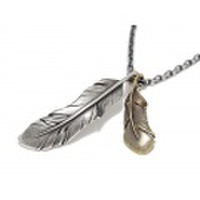 SYMPATHY OF SOUL（シンパシーオブソウル）　Old Feather Necklace（オールドフェザーネックレス）
