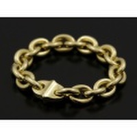 SYMPATHY OF SOUL（シンパシーオブソウル）　Oval Chain Ring Wide - K18Yellow Gold（オーバルチェーンリング ワイド - K18イエローゴールド）