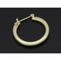 SYMPATHY OF SOUL（シンパシーオブソウル）　Plain Hoop Pierce - K10Yellow Gold（プレーンフープピアス - K10イエローゴールド）