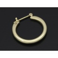 SYMPATHY OF SOUL（シンパシーオブソウル）　Plain Hoop Pierce - K10Yellow Gold（プレーンフープピアス - K10イエローゴールド）