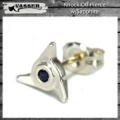 VASSER(バッサー) Knock Off Pierce w/Sapphire(ノックオフピアスw/サファイア)
