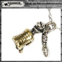 VASSER(バッサー)Mighty Hunter Pendant SilverxBrass(マイティーハンターペンダントシルバーxブラス) w/Chain